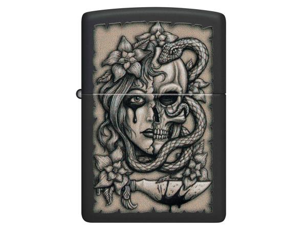 Зажигалка "Zippo" Gory Tattoo чёрный