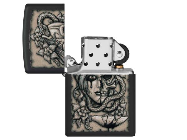 Зажигалка "Zippo" Gory Tattoo чёрный