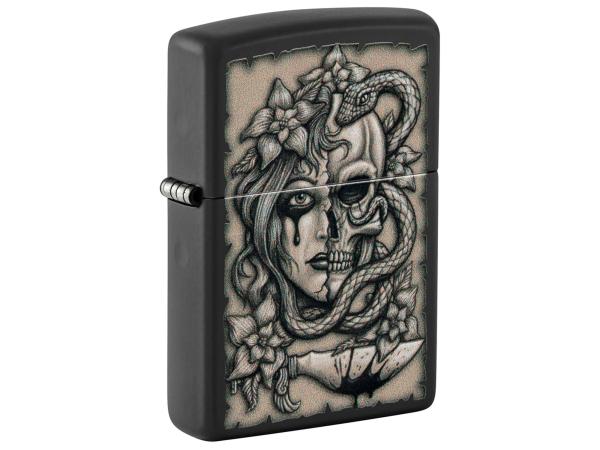 Зажигалка "Zippo" Gory Tattoo чёрный