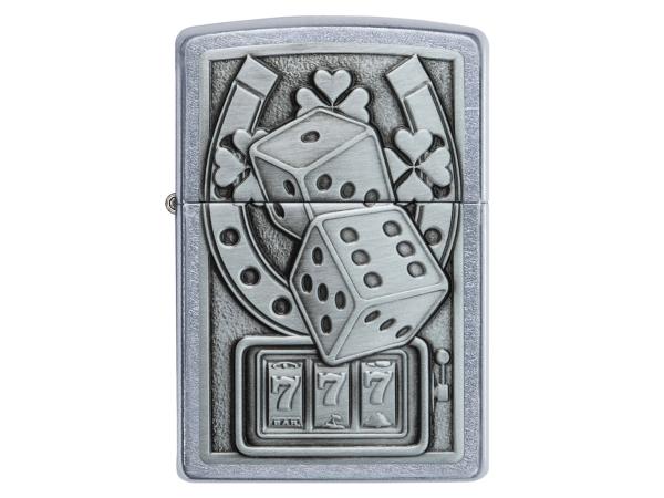 Зажигалка "Zippo" Lucky 7 серебристый