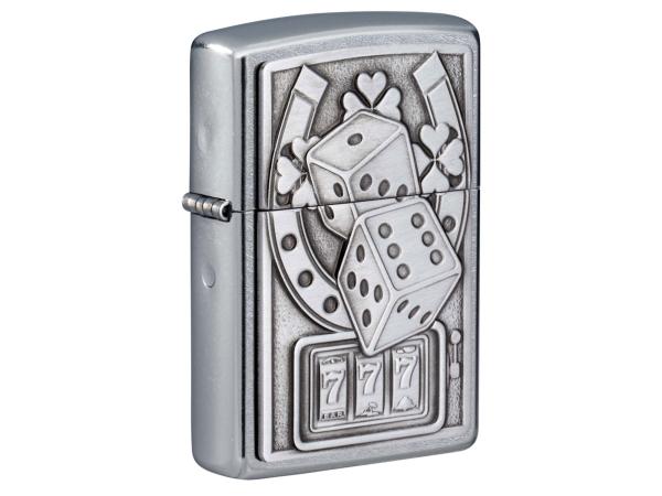 Зажигалка "Zippo" Lucky 7 серебристый