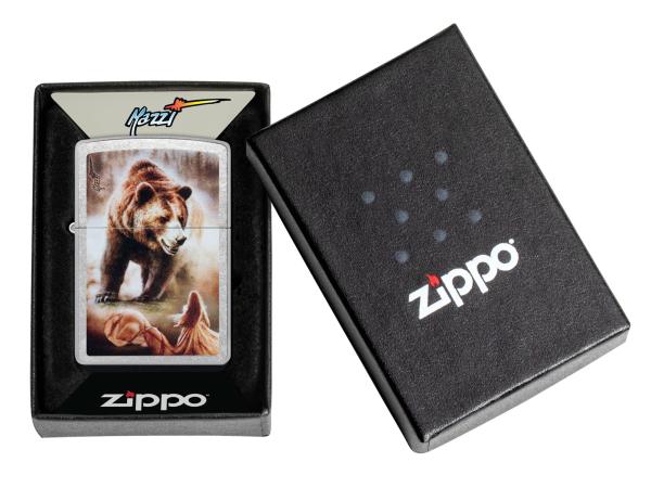 Зажигалка "Zippo" Mazzir cеребристый