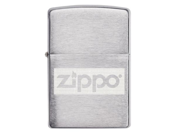 Набор "Zippo": фляжка 89 мл + зажигалка Brushed Chrome