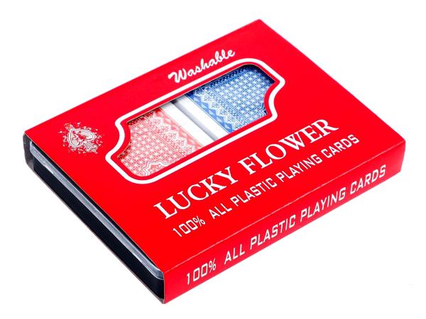 Карты игральные "Luky flower" 2х54 шт